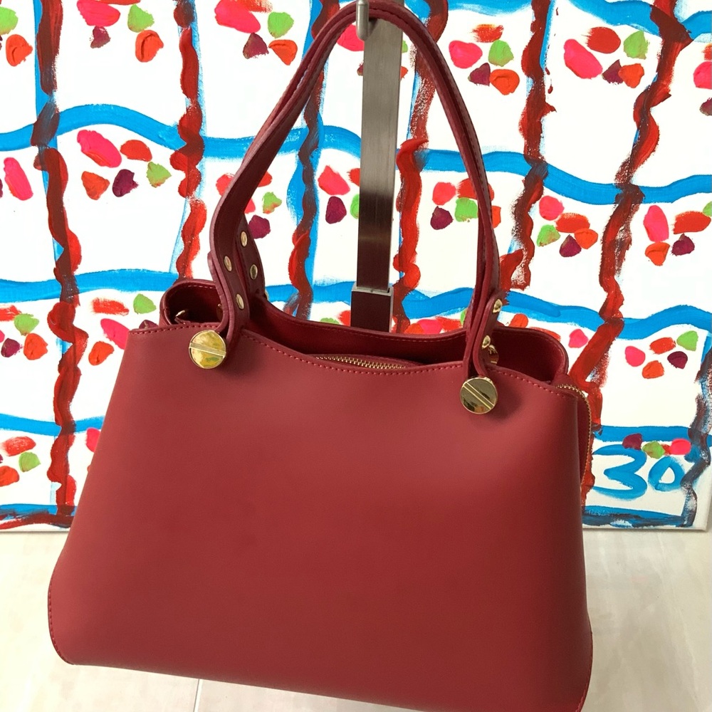 Claudia Firenze Leather Satchel Bag